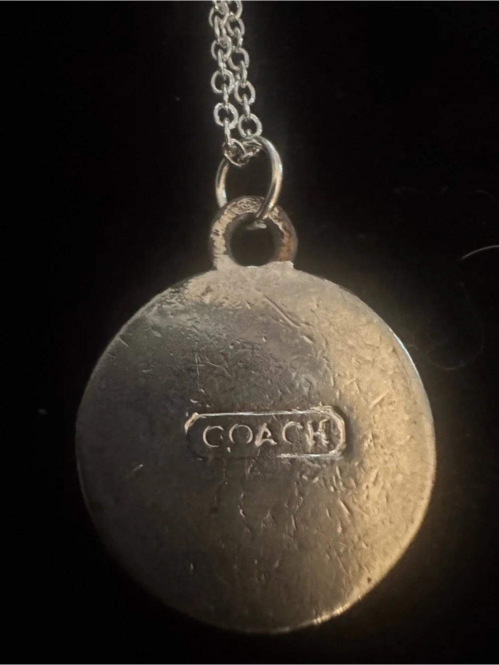 UpCycled Coach Stripped Legacy Charm One 925 Chain